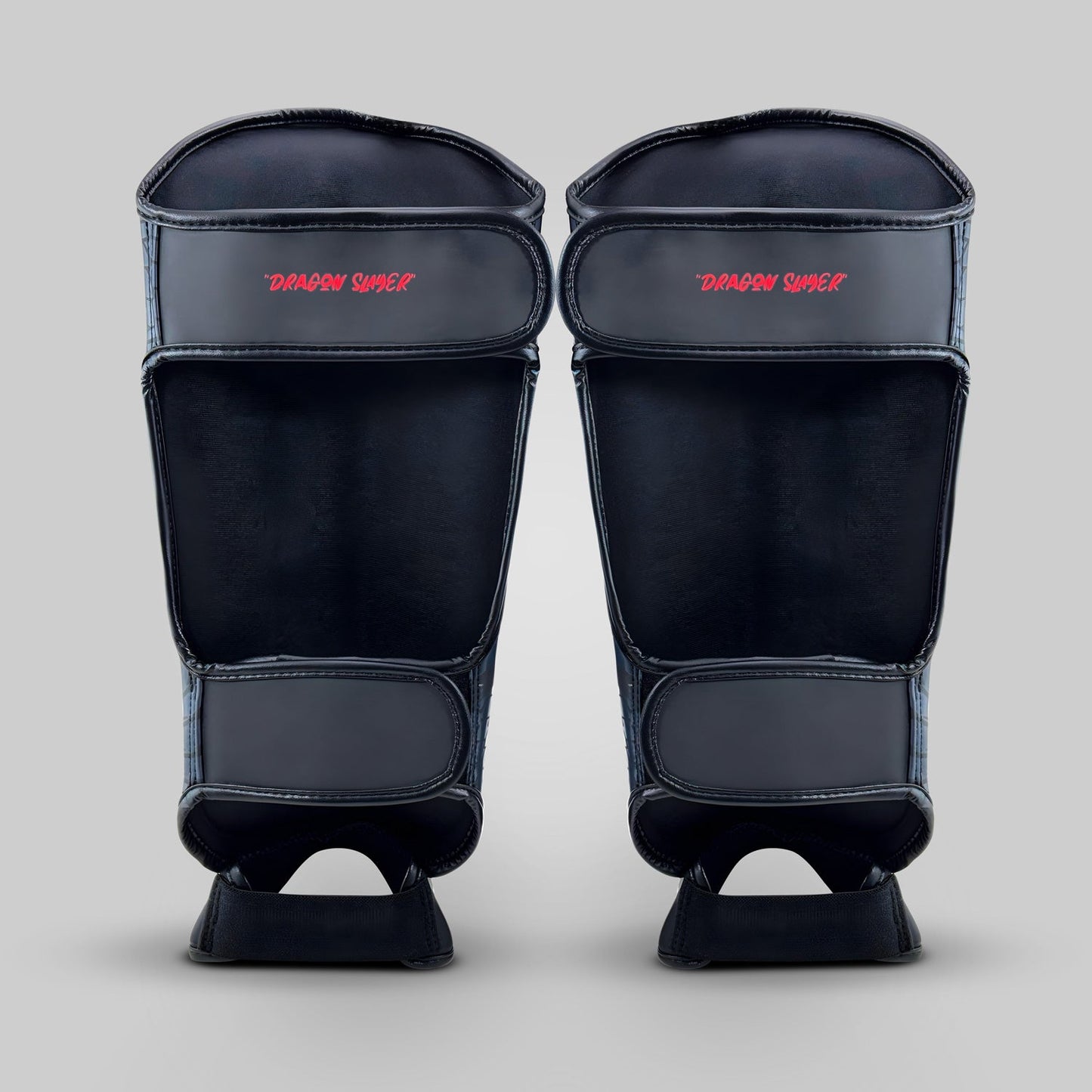 Fumetsu Dragon Slayer Shin Guards Blue/Black/Red