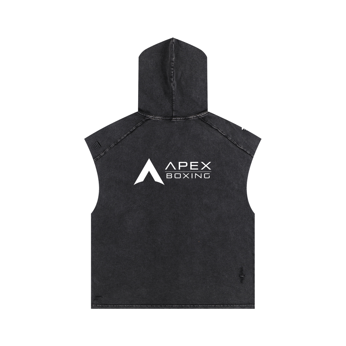 Snow Washed Boxy Hooded Tank Top