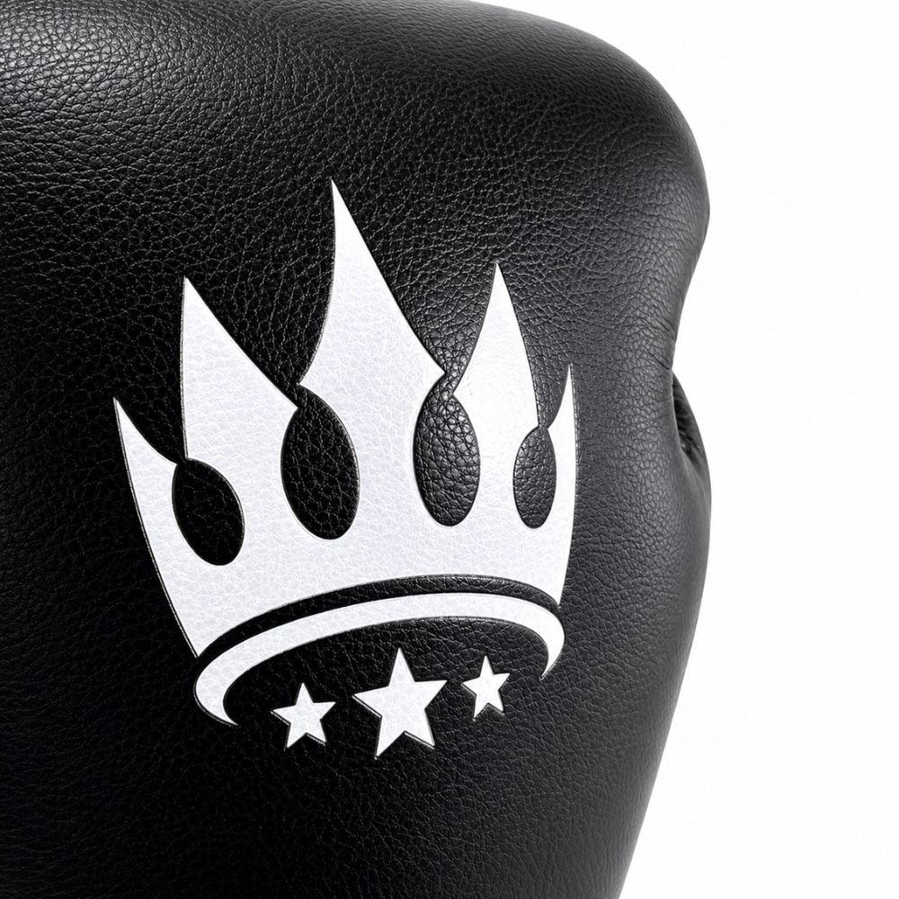 Playerz SparTech Boxing Gloves - Black/White