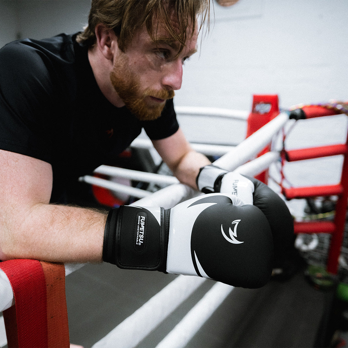 White/Black/Grey Fumetsu Ghost S3 Boxing Gloves