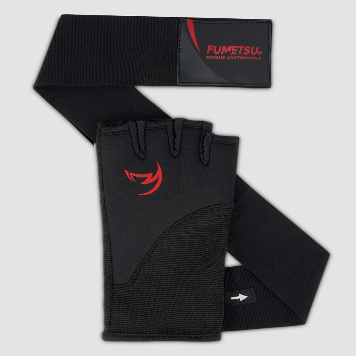 Black/Red Fumetsu Ghost S3 Quick Hand Wraps