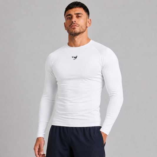 White Fumetsu Origins Long Sleeve Rash Guard