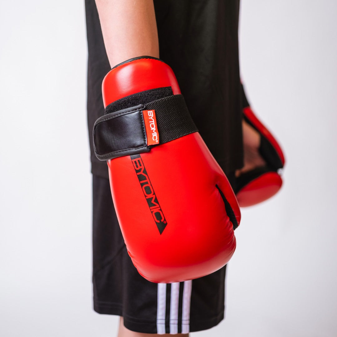 Red/Black Bytomic Red Label Pointfighter Gloves