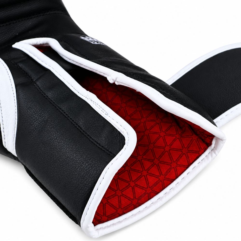 Playerz SparTech Boxing Gloves - Black/White