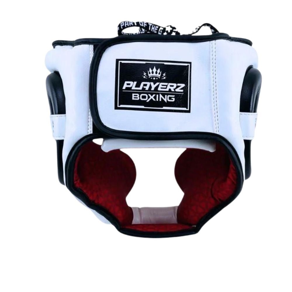 Playerz SparTech Head Guard - White/Black
