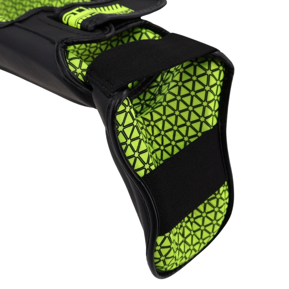 Playerz SparTech Shin Guards - Black/Neon