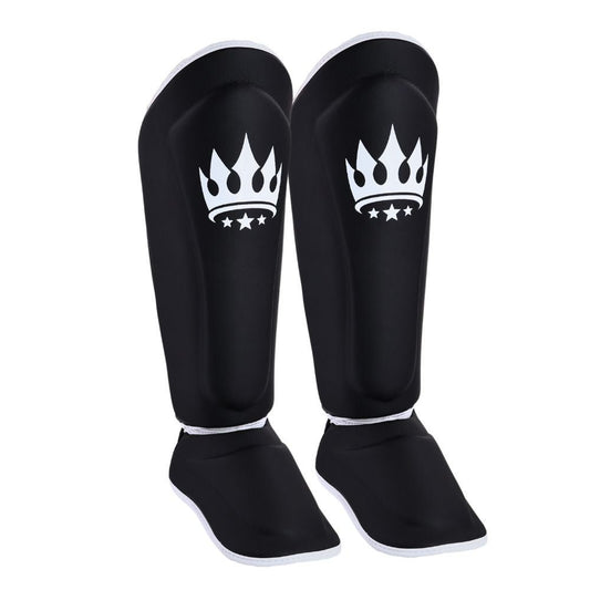 Playerz SparTech Shin Guards - Black/White