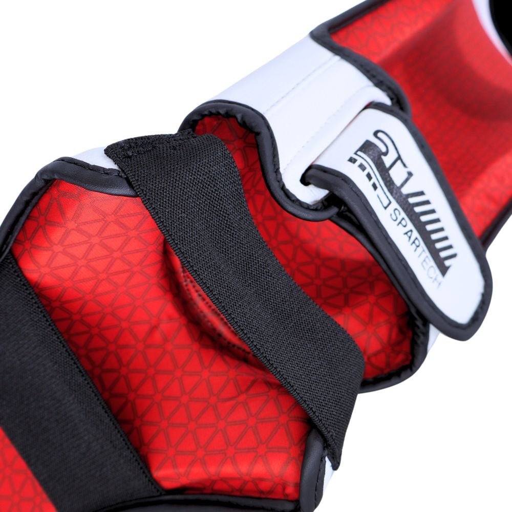 Playerz SparTech Shin Guards - White/Black